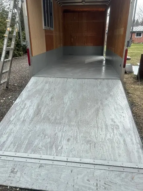 Interior painted and taking shape